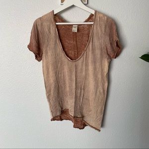 Free People We the Free Saturday linen tee
